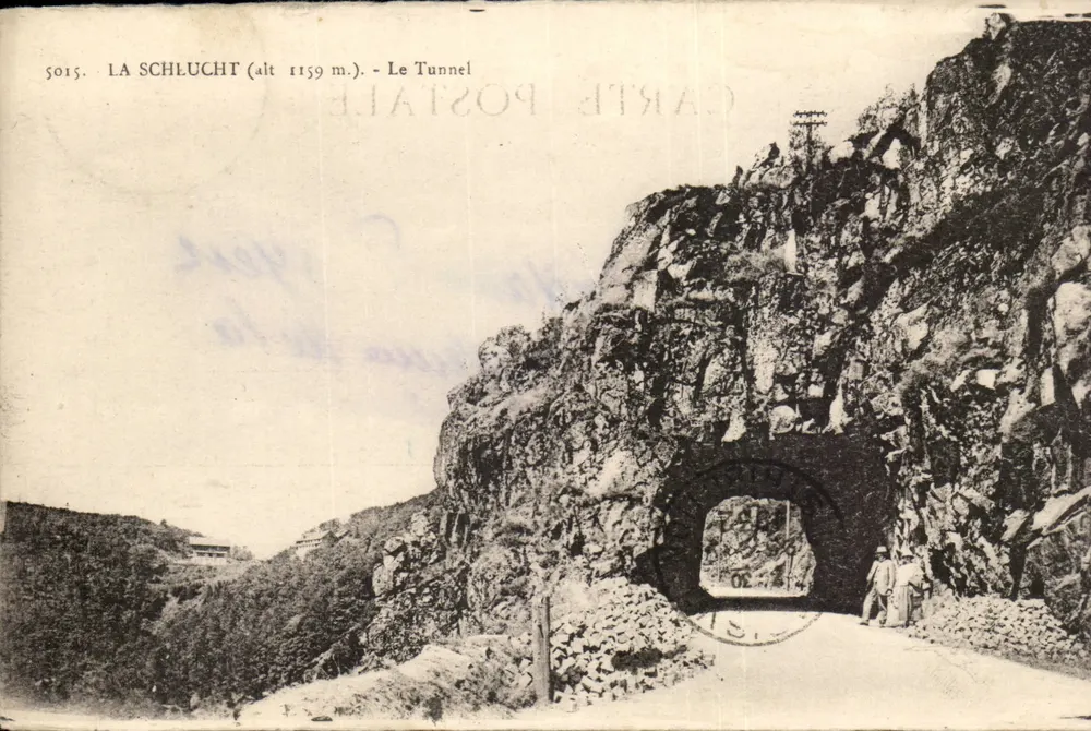 La Schlucht (alt 1159 m.) — Le Tunnel — Édition Véron - Recto