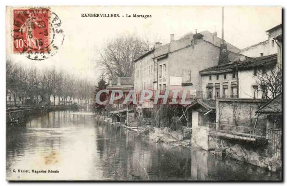 Rambervillers - La Mortagne — Verlag K. Mamet, Magasins Réunis - Vorderseite