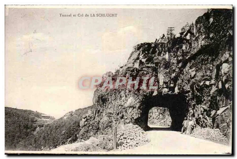 Túnel e Col da SCHLUCHT — editor não visível, número de série ilegível - Frente