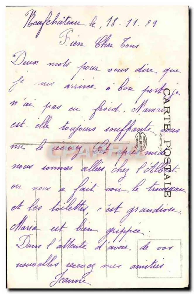 नेउफ्चाटो - पांच पुल - D. D. n°19 - पीछे