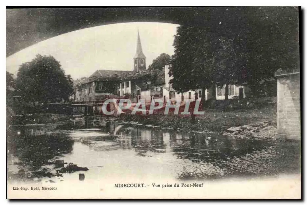 Mirecourt — Ansicht vom Pont-Neuf — Lib-Pap Koël, Mirecourt - Vorderseite