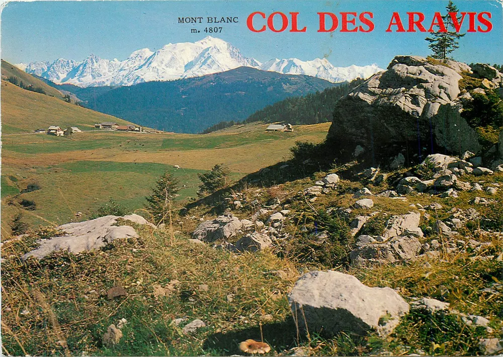 Mont Blanc — Col des Aravis — Editions de France - Vorderseite