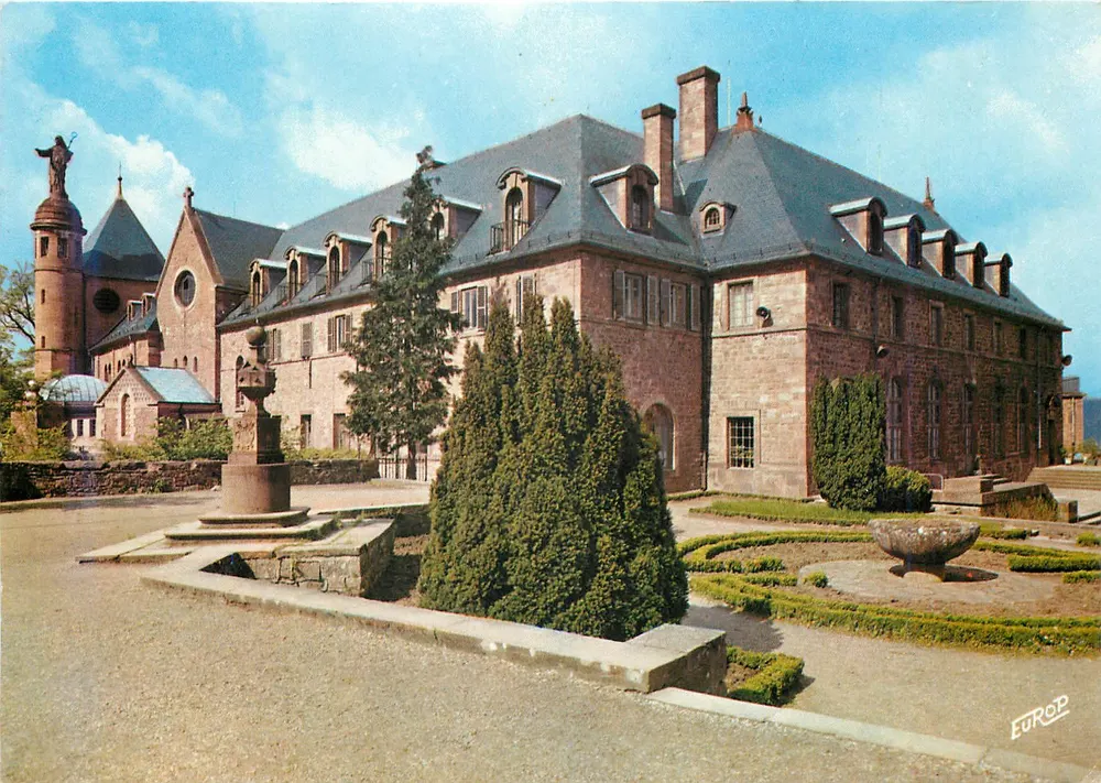 Mont Sainte-Odile — Terrasse — Ost- und Nordfassade des Klosters — Edition Europ - Vorderseite