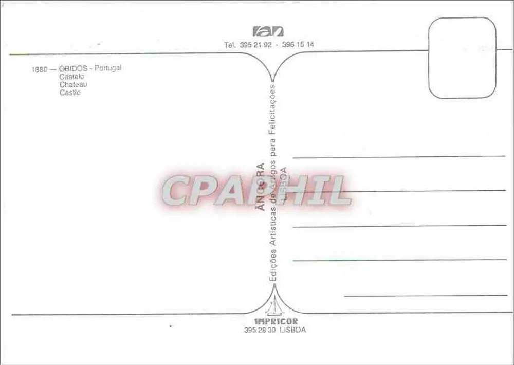 ओबिडोस — किला — एडिशन्स इम्प्रीकोर, लिसबन - पीछे