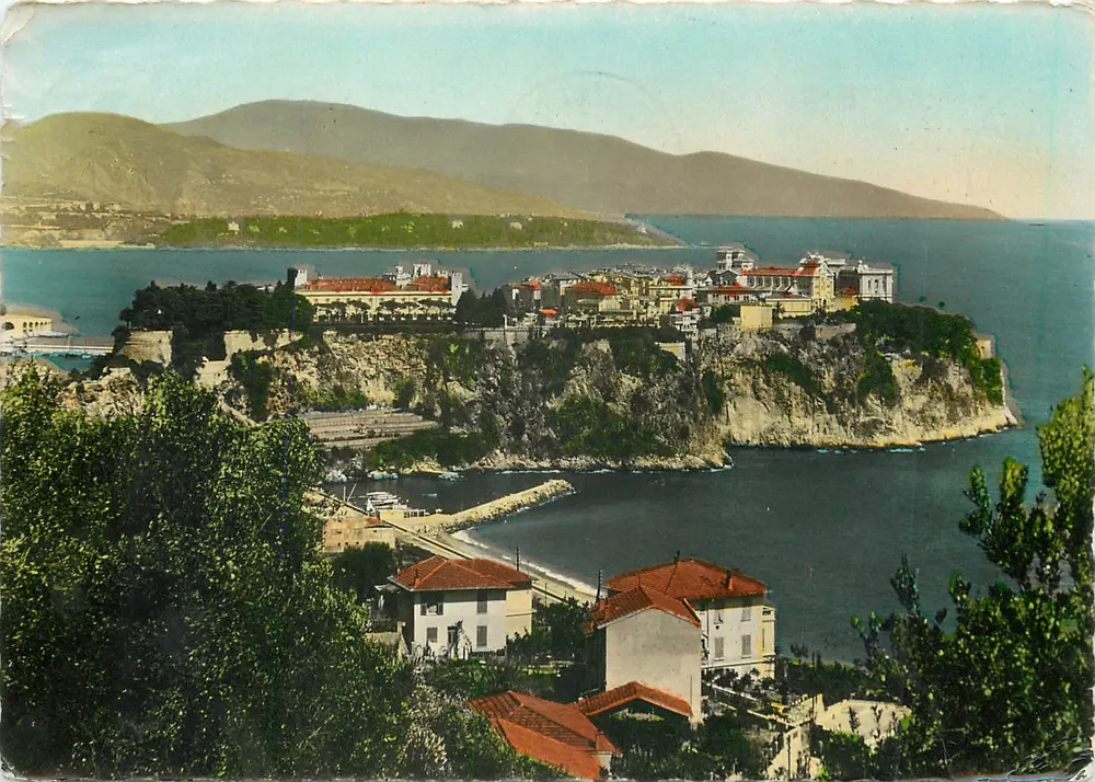 Vista do Cap Martin e da Itália — Monte-Carlo — Édition La Cigogne - Frente