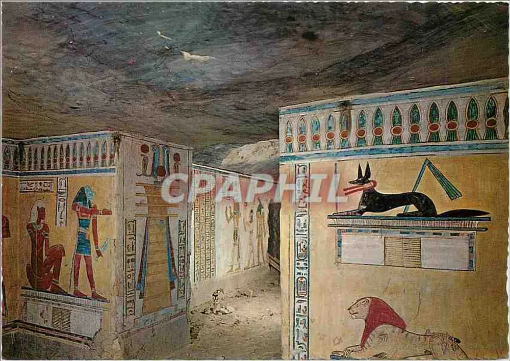 Vallee des Reines — Peintures murales dans le tombeau de Khamouast — Dar El Guedid, Louxor - Vorderseite
