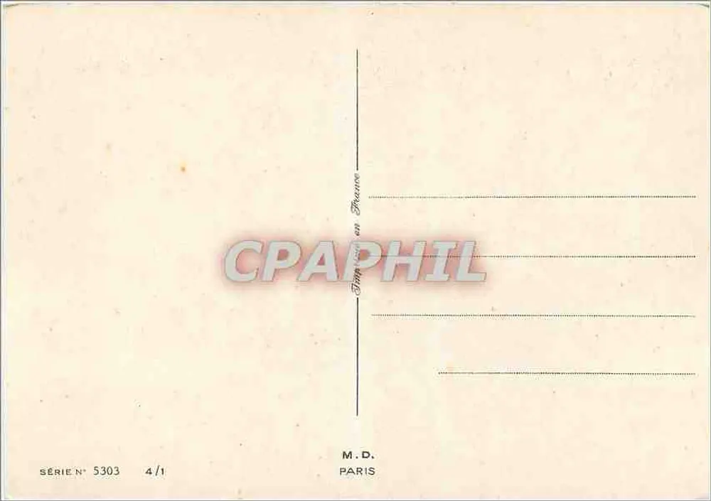 क्रिसांथेमम के बूंद — श्रृंखला संख्या 5303 — एम.डी. पेरिस - पीछे