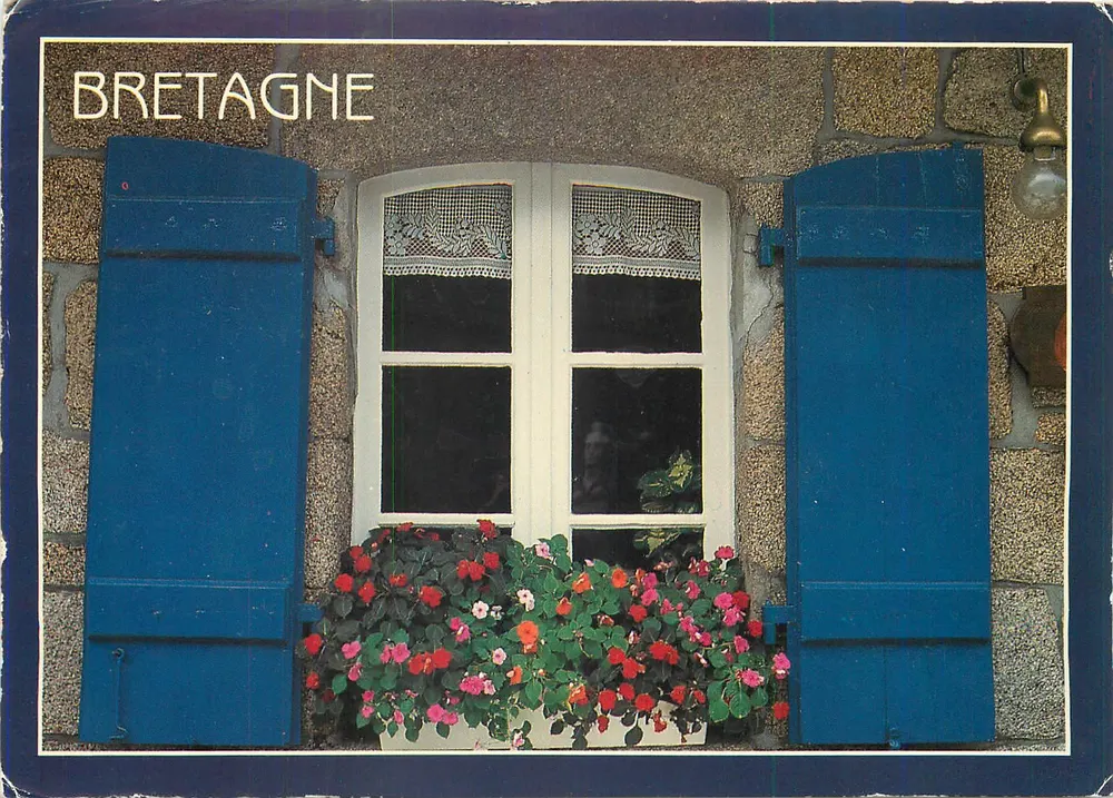 Bretanha — Janela florida — Éditions d'Art Jacklanne - Frente