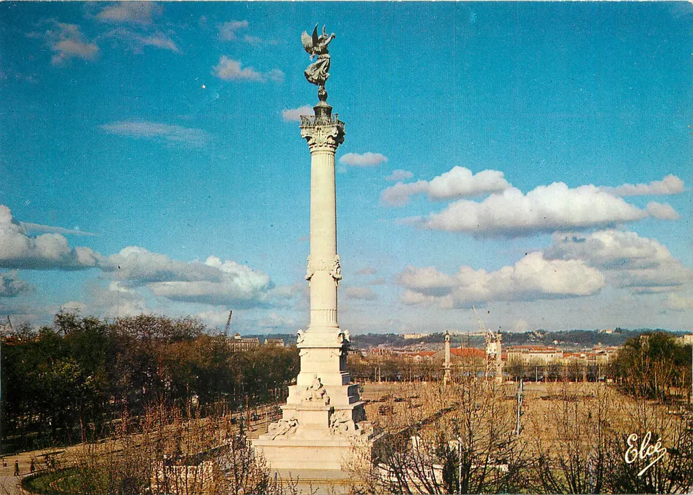 Monument der Girondinen — Place des Quinconces — Verleger Elcée - Vorderseite