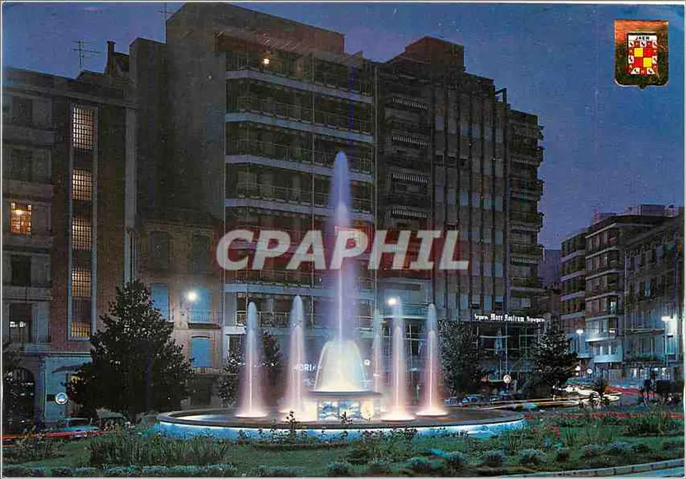 Piazza José Antonio — Vista notturna — Subirats Casanovas, n° 1255 - Recto