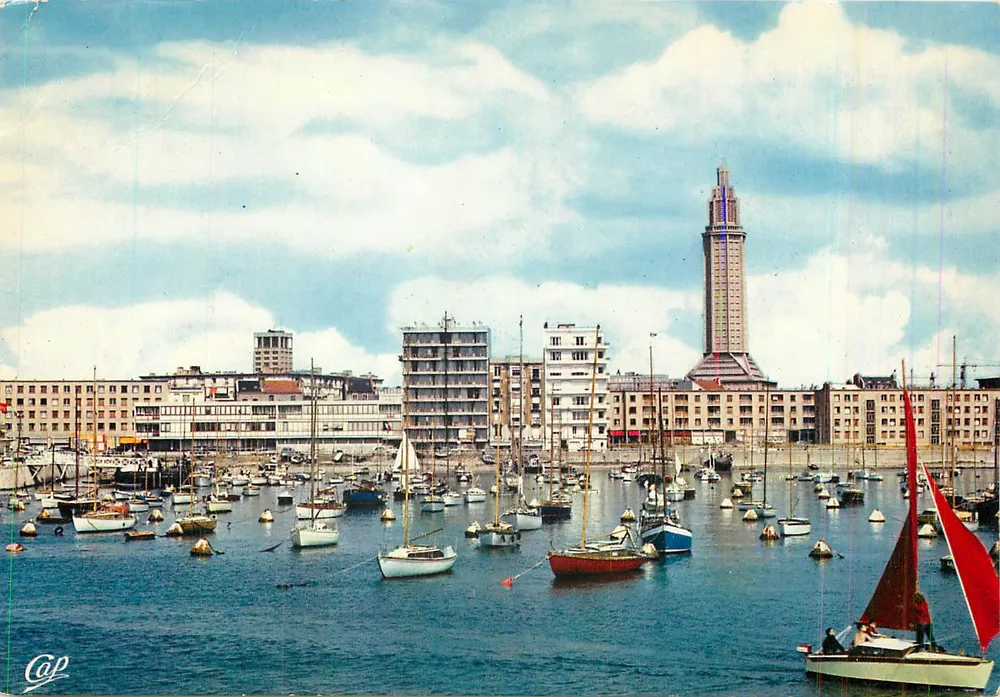 Le Havre — O pequeno porto dos iates — Lumicap - Frente