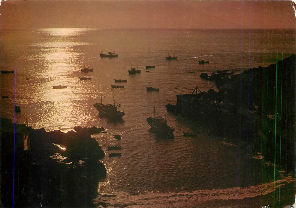 Coucher de soleil sur l'Atlantique — De la Loire à la Vendée — Édition du Vieux-Chouan - Recto