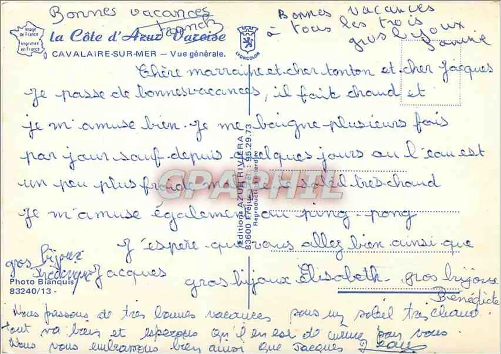 कावालेयर-सर-मर — सामान्य दृश्य — एजर रिवियरा संस्करण - पीछे