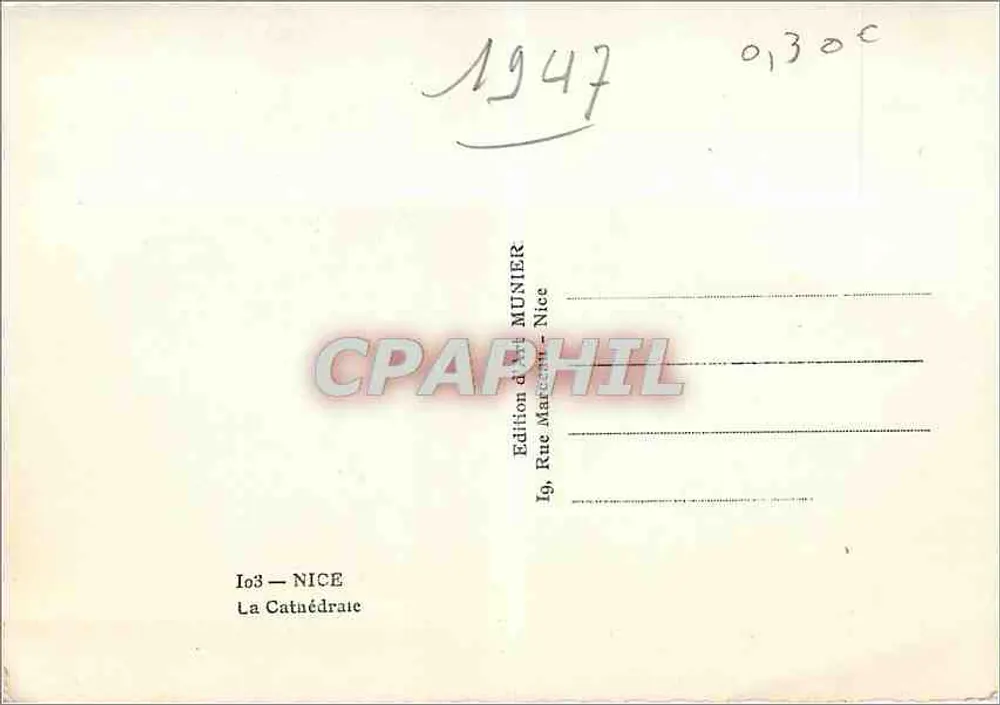 कैथेड्रल — निस — कला संस्करण मुनियर - पीछे