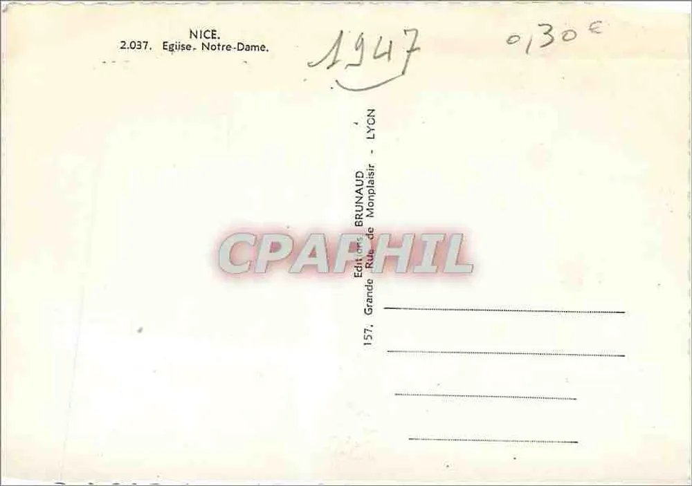 नॉट्र-डॉम चर्च — निस — प्रकाशक ब्रुनॉ, लियोन - पीछे