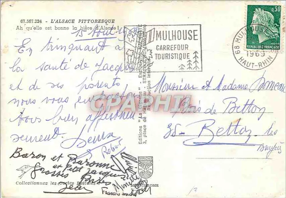 Junge in Kellneruniform — Deutschland — Iris-Editionen - Rückseite