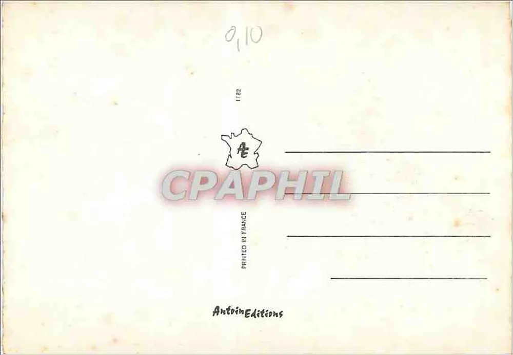 Bukiet żółtych róż — wydawca Antonin Éditions, n°1182 - Rewers