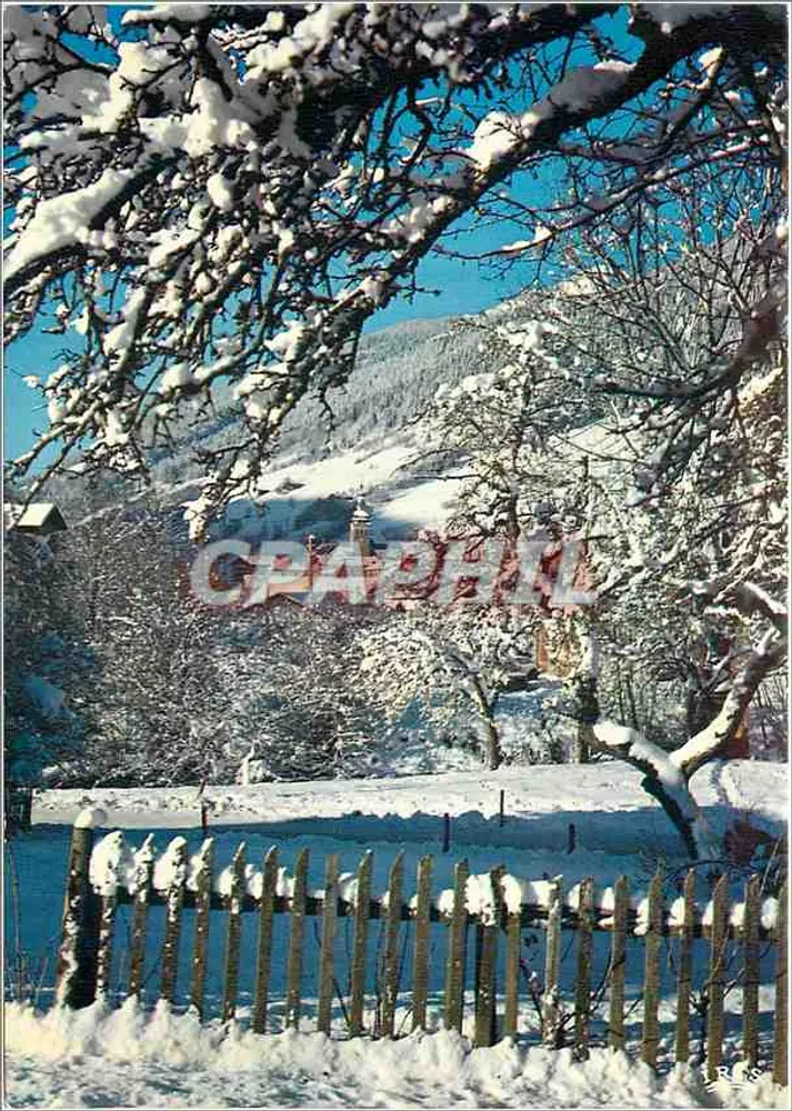 Der Grand Bornand — Winterlandschaft mit Schnee — Graphita - Vorderseite