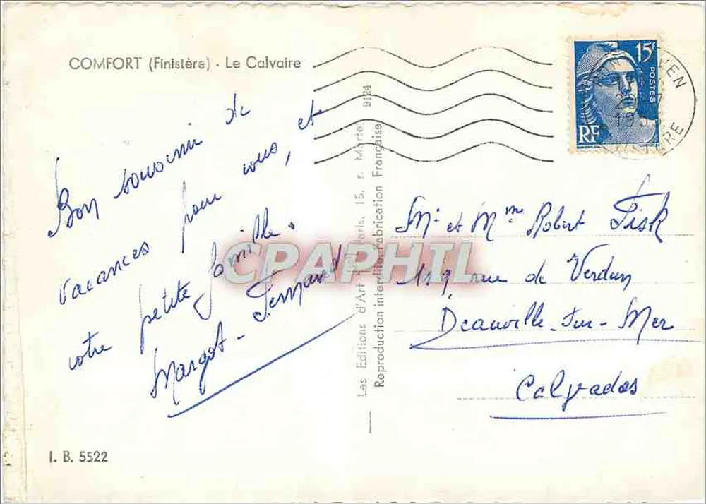 O Calvário de Comfort (Finistère) — reprodução — Les Éditions d'Art - Verso