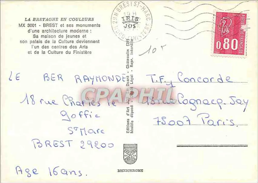 Brest — Arte e Cultura — Edições de Brest - Verso