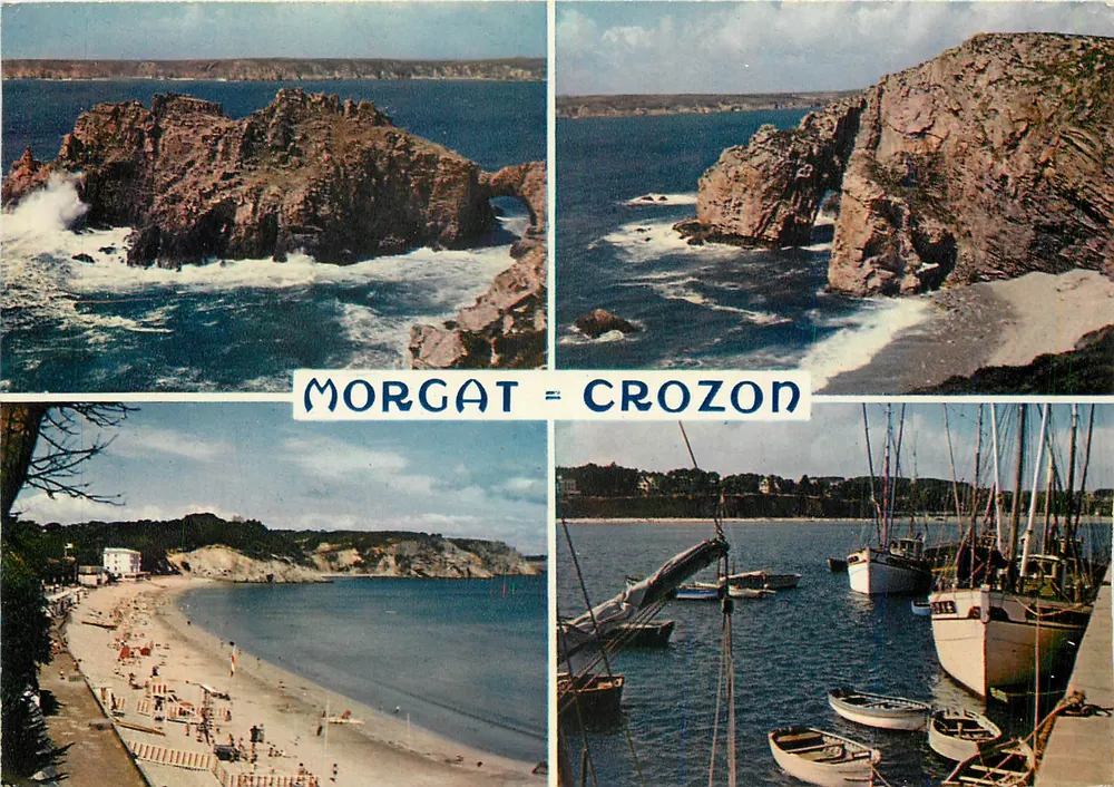 Morgat = Crozon — Ponta de Dinan — Éditions d'Art Jos - Castelo de Dinan - Frente