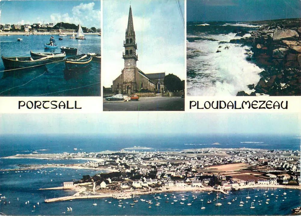 Portsall, Ploudalmézeau e igreja — Edições de Arte JOS le DOAR, n° 150 - Frente