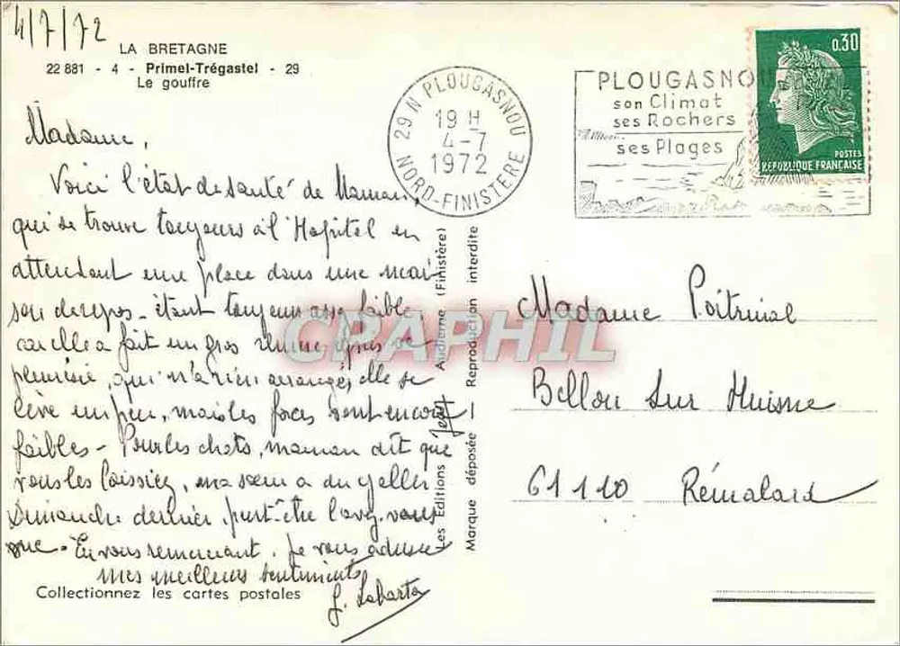 O abismo - Primel-Trégastel - Les Éditions Jean - Verso