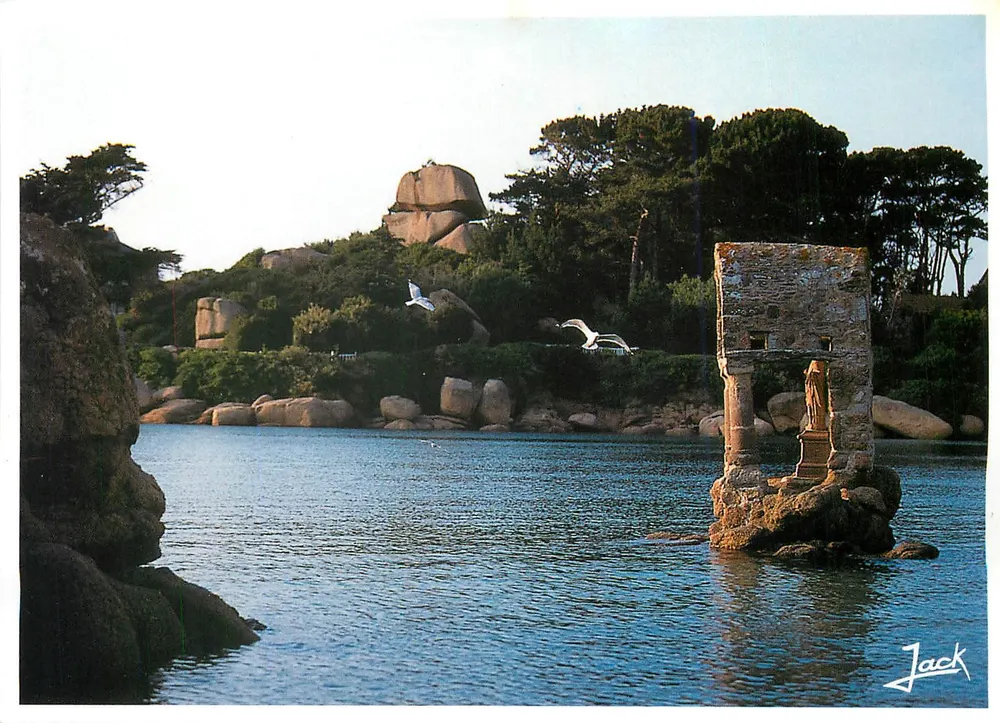 Oratoriump św. Guïrec i Kapelusz Napoleona — Ploumanac'h (Côtes-d'Armor) — Wydawnictwo Art Jolain, nr 12 - Awers