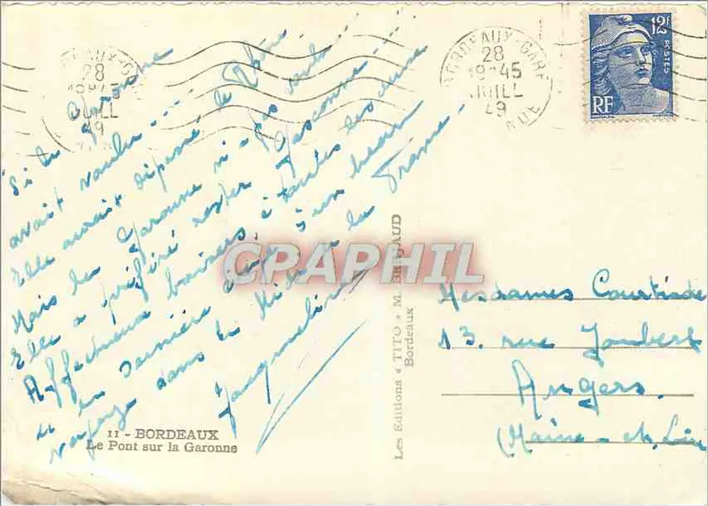 O Ponte sobre a Garonne — Bordeaux — Les Éditions Tito - Verso