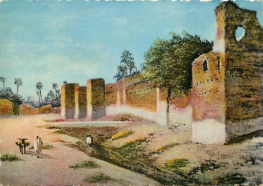 मरोक्को के दीवार — शमिट के एक्वारेल, मिस्टर फ्लैंड्रिन के द्वारा संगठन — फ्लैंड्रिन प्रकाशन - आगे