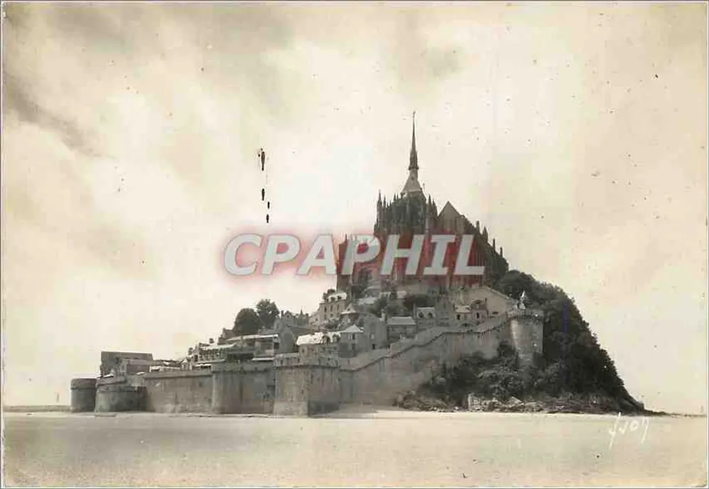 Mont Saint-Michel — Vue générale (côté Merveille) — Les Éditions d'Art WYCOCH, Paris - Recto