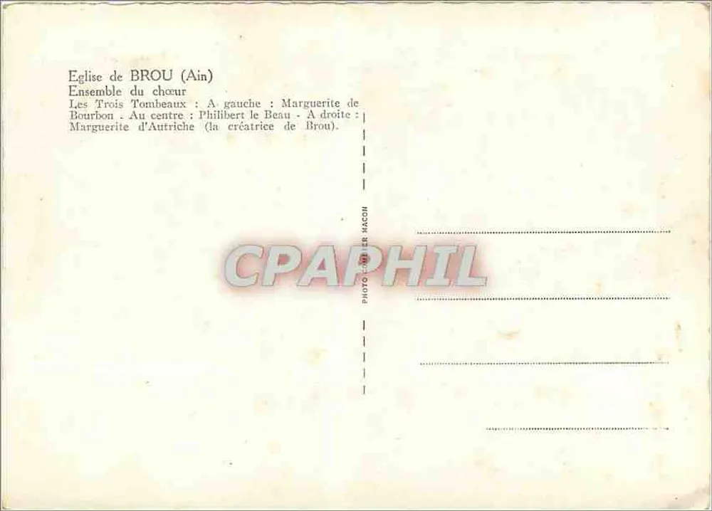 Igreja de Brou (Ain) — Conjunto do coro — Túmulos da família Bourbon - Verso