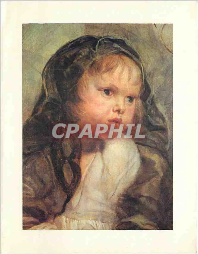 Retrato de criança — obra de arte — Editado pelo Comitê Nacional da Criança - Frente