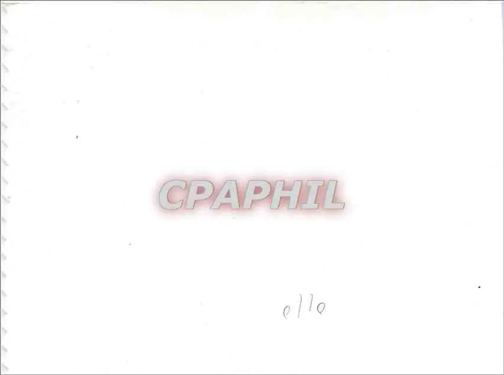 モダン絵葉書 ボン・フェテ - 裏面