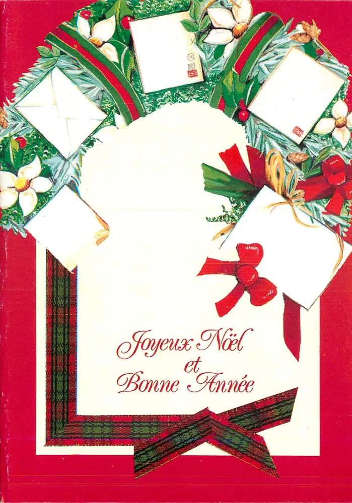 Coroa de Natal — Feliz Natal e Boas Festas — 5/10 - Frente