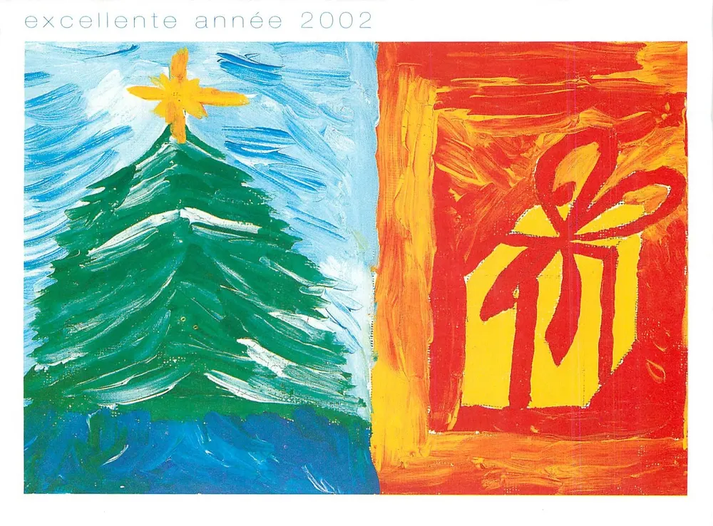 Natal 2002 — Árvore e presente — Médecins du Monde - Frente