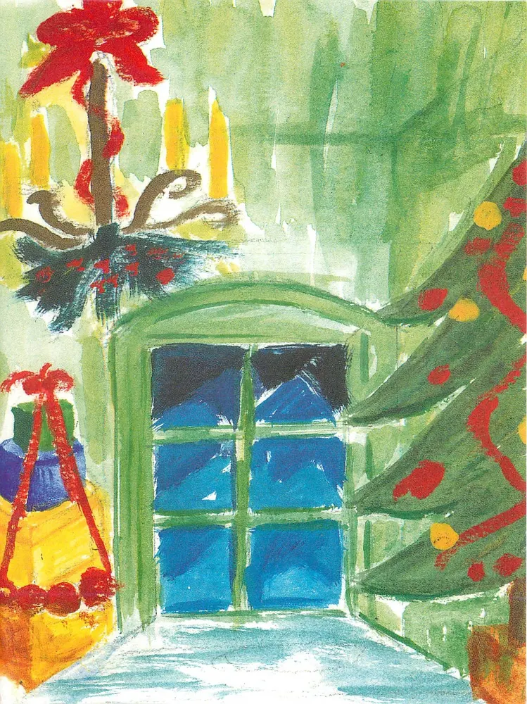 Natal — interior decorado — Médecins du Monde, n° 010 - Frente