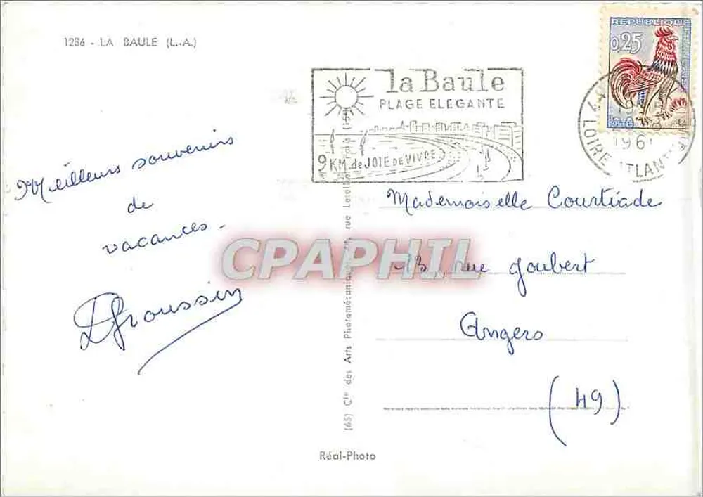 La Baule — Vista Geral — Réal-Photo - Verso