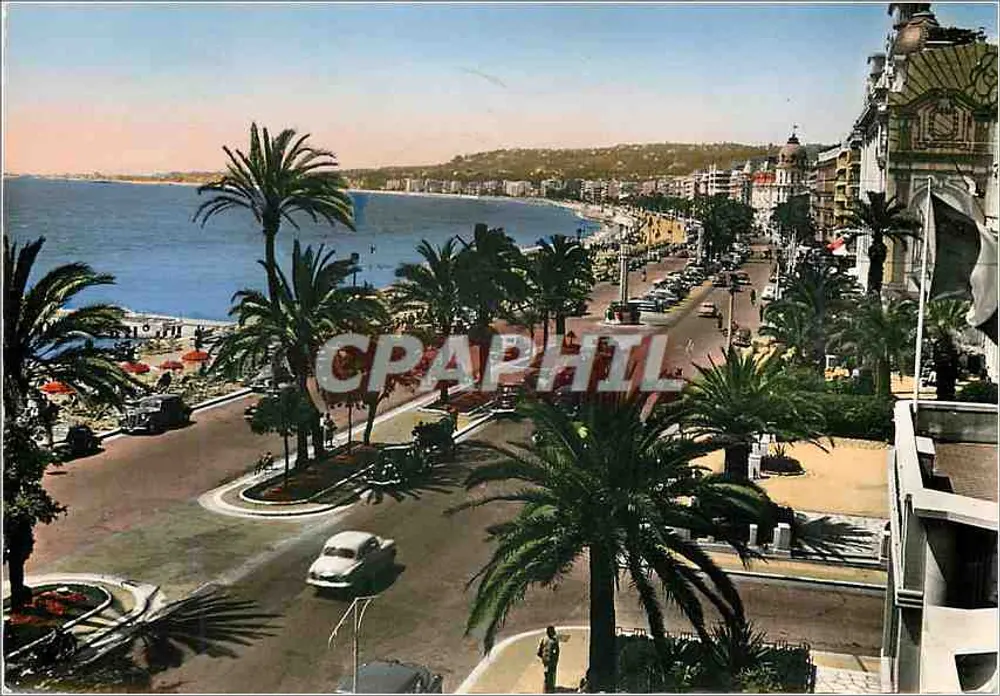 Vista da Costa Azul — Cannes — Edições d'Art Moullet - Frente