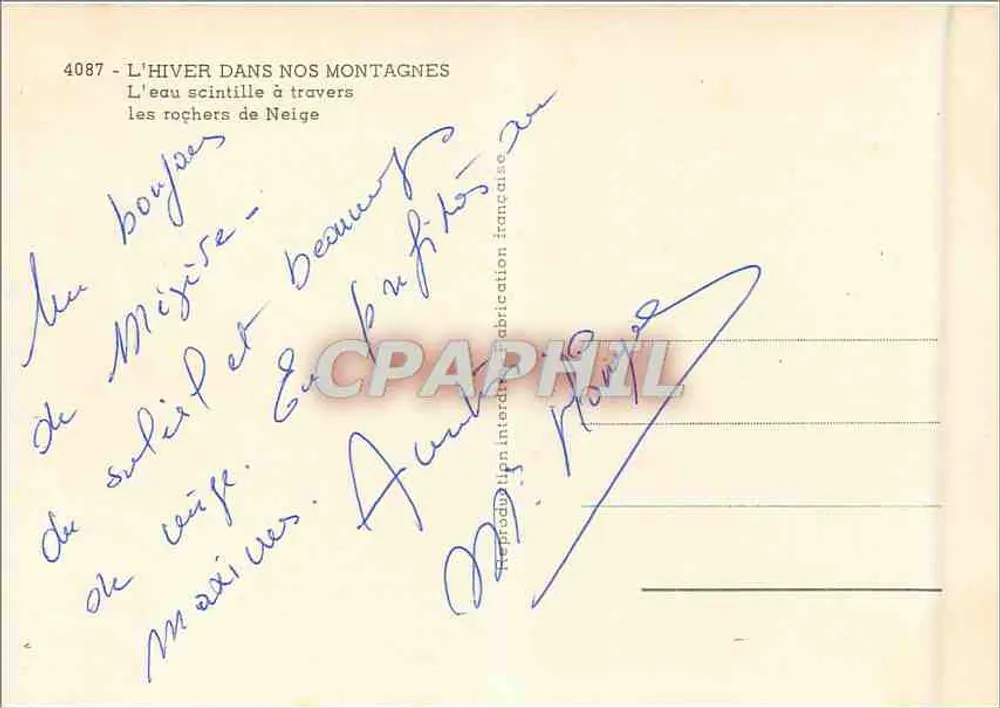 हमारी पहाड़ियों में सर्दियाँ — बर्फ के चट्टानों के माध्यम से जल की चमक — संख्या 4087 - पीछे