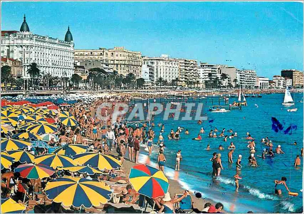 Cannes - La Croisette - A Praia — editor Les Éditions de la Croisette, n°710 - Frente