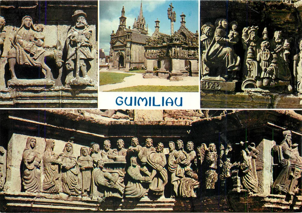 Guimiliau — Calvário e Igreja — Edições de Arte JOS - Frente