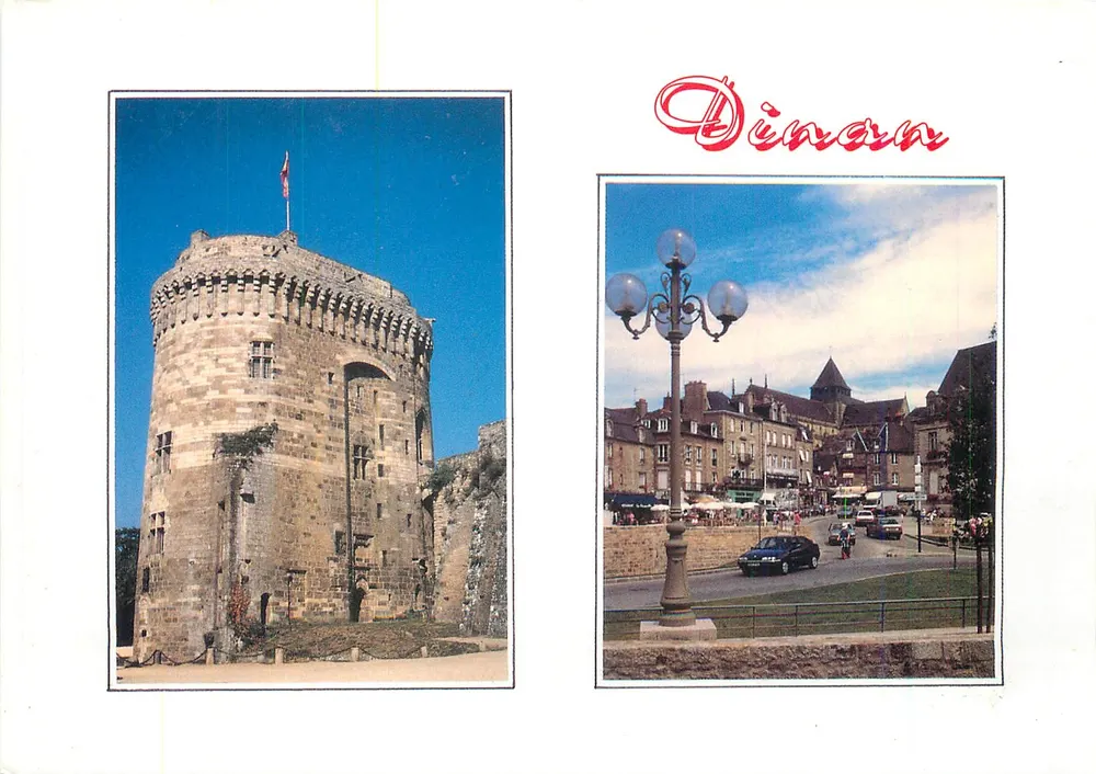 Dinan — Castelo e seu donjon — Edições Dubray - Frente