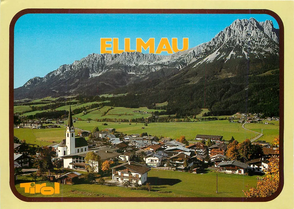 Ellmau — aldeia alpina aos pés do Wilder Kaiser — editor Jöchler KG, n° 4637 - Frente