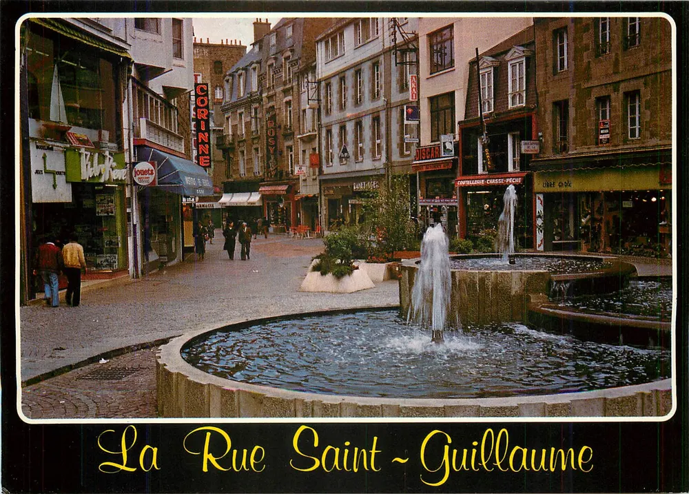 A Rua Saint-Guillaume — Saint-Brieuc — Edições de Arte Loannec - Frente