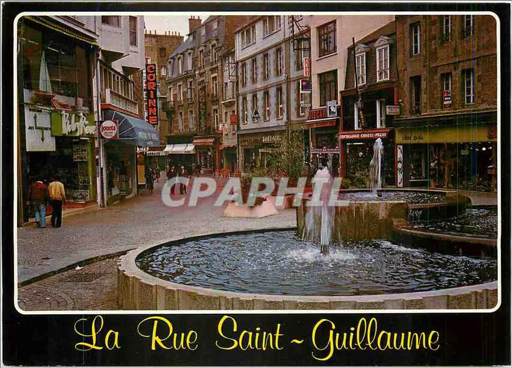 Rua Saint-Guillaume — Saint-Brieuc — Edições d'Art Louanneac n°4248 - Frente