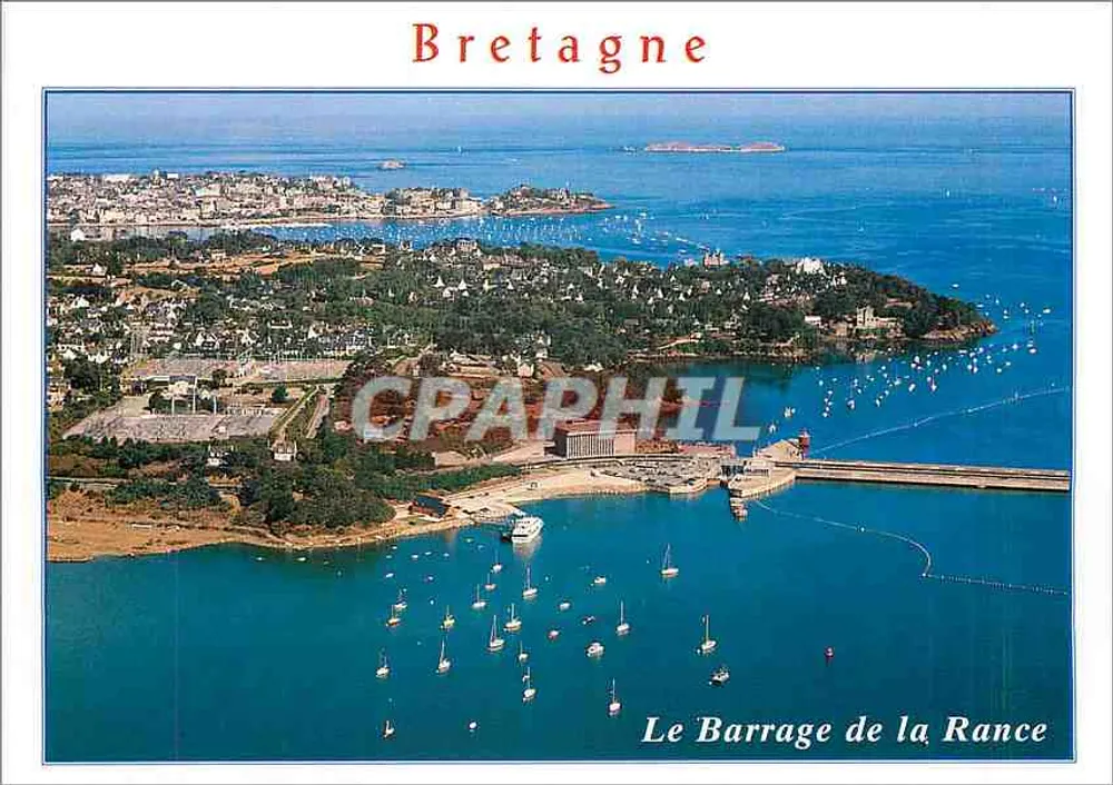 A Barragem da Rance — Bretanha — Edições VOA Quimper - Frente