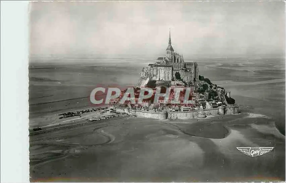 Mont Saint-Michel — Luftaufnahme — RAY DELVER et fils, Verleger - Vorderseite
