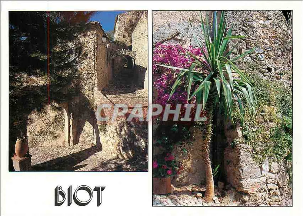 Biot — villaggio pittoresco — Edizioni Photoguy, BS 108 - Recto