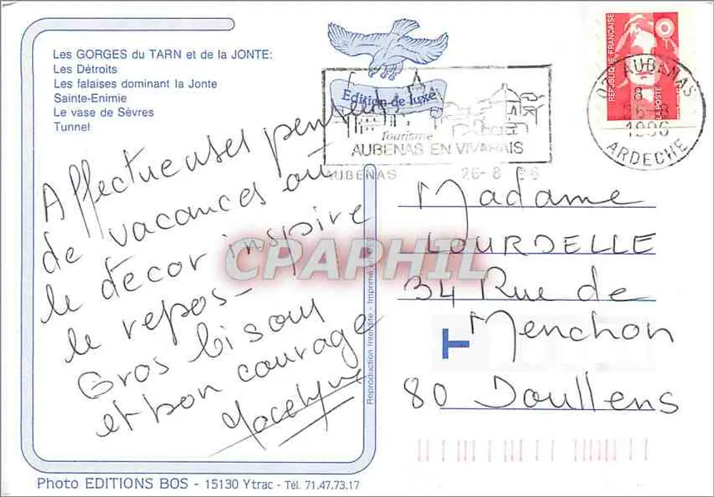 Gorges do Tarn e da Jonte — Edição de luxo — Edições Bos - Verso